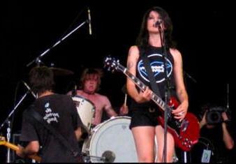 Nude Australian rock singer musician Adalita