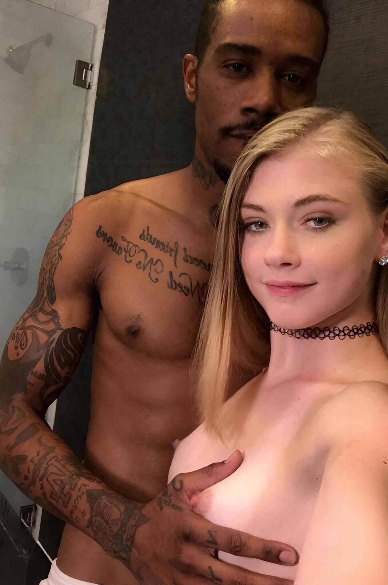 Sexy Baddies Posing with Black Bulls []