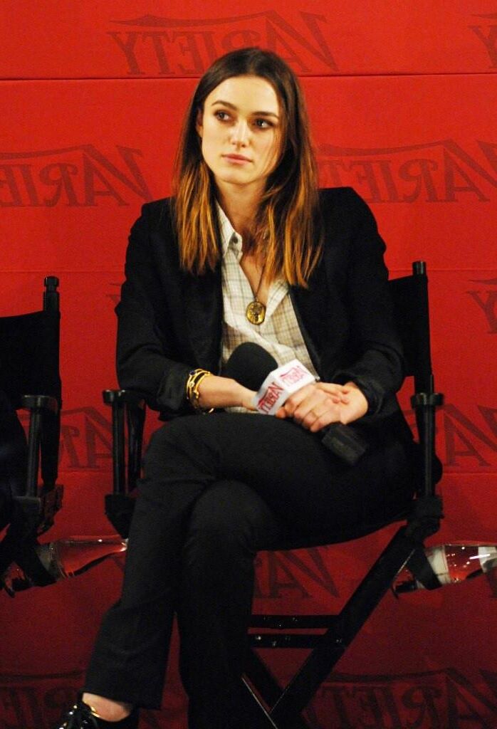 Plus tard Keira Knightley