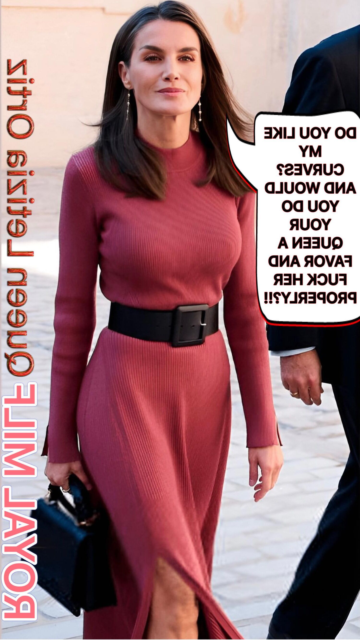Royal Milf Cum Slut Queen Letizia Ortiz, horny woman with needs