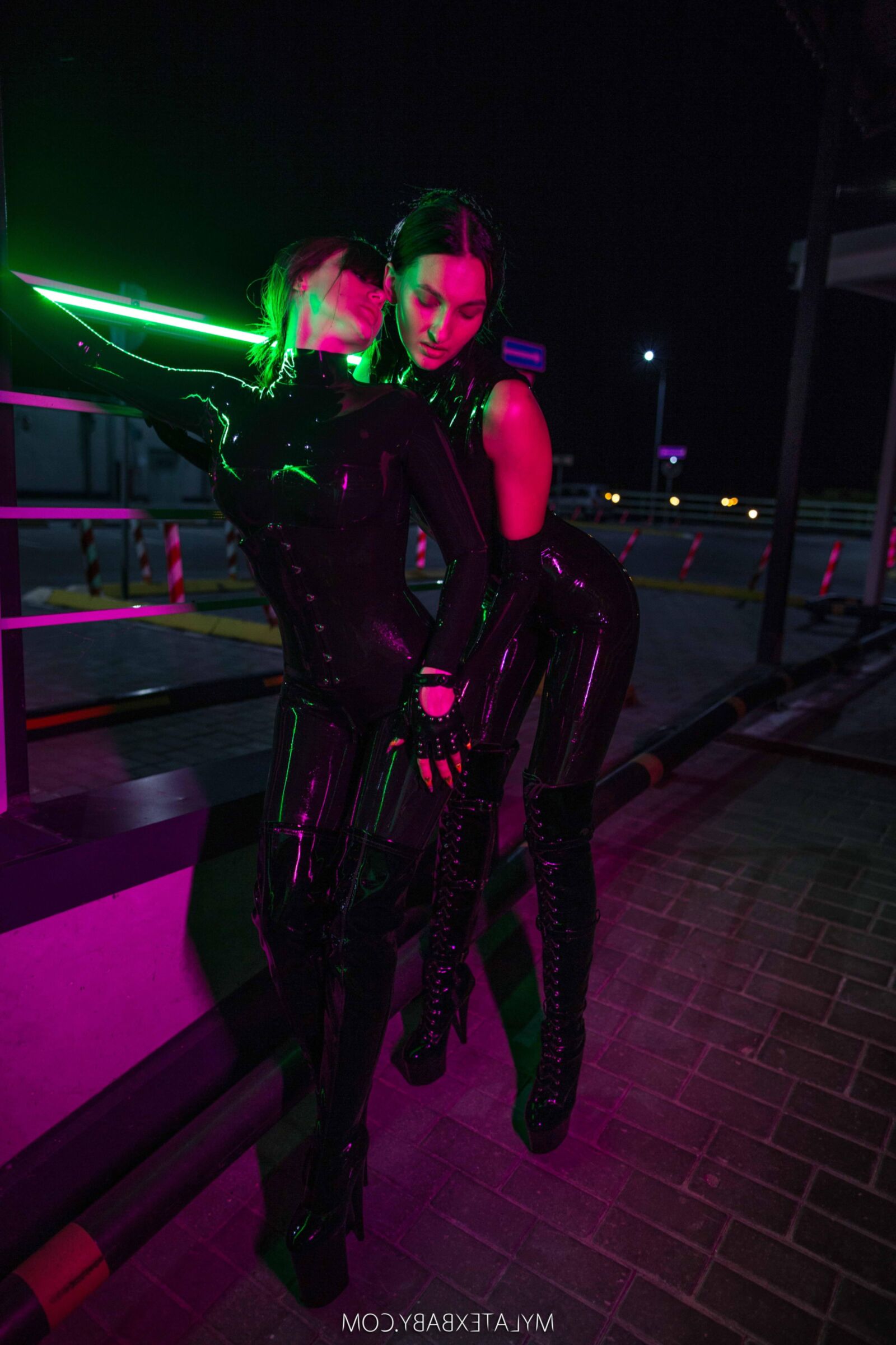 latex fashion new up