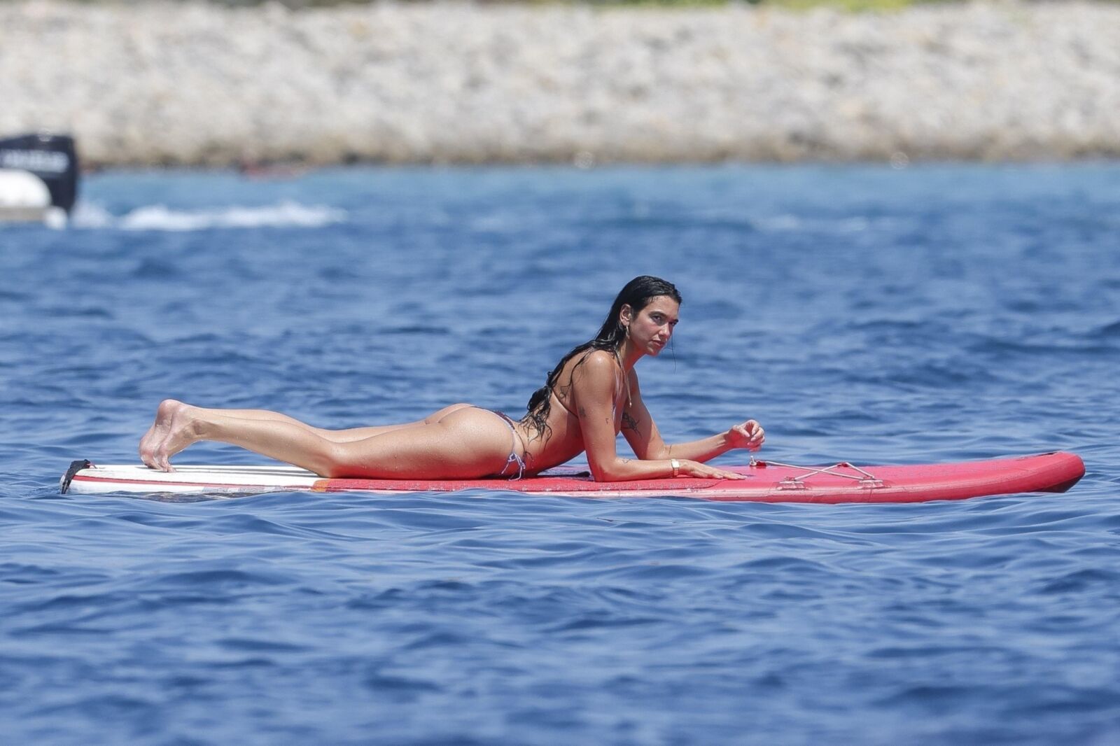Dua Lipa Bikini in Ibiza 