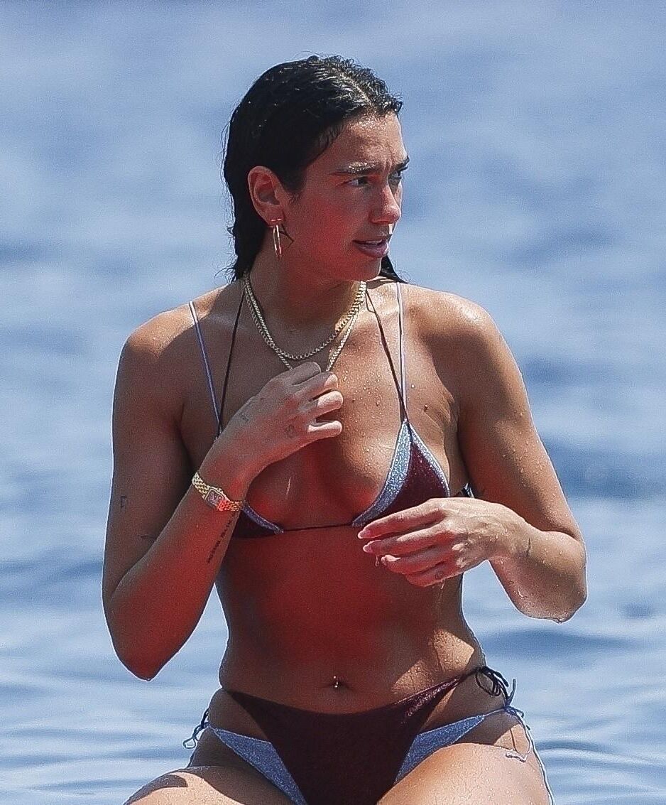 Dua Lipa Bikini in Ibiza 